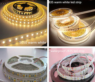 luces de tira flexibles de Epistar 3528s 2835s LED del CE de la UL de las luces de tira de 24v 12v 60leds 30leds LED