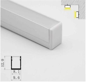 Protuberancia de aluminio acabada anodizada del perfil del LED para la pared del gabinete de piso, disipador de calor
