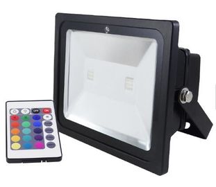Negro/plata que contiene la lámpara de inundación de la MAZORCA LED de 150W RGB IP65 para la iluminación del jardín