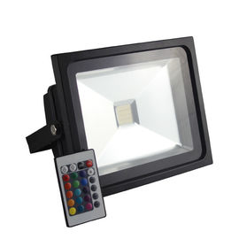 Color fundido a troquel de la Navidad del aluminio IP65 20W que cambia la luz de inundación llevada al aire libre del RGB