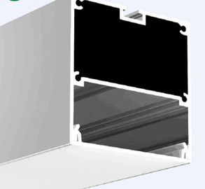 Perfil de aluminio montado suspensión superficial de la protuberancia de Alu de la aleación 6063 del perfil del LED con el CE Rohs