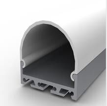 AL4542 llevó la protuberancia de aluminio de la luz de tira/el perfil llevado transparente del aluminio de la tira