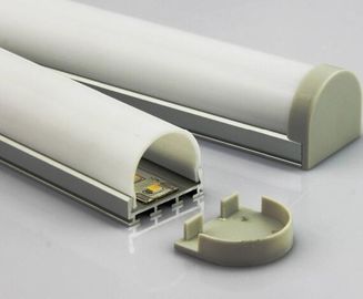 AL4542 llevó la protuberancia de aluminio de la luz de tira/el perfil llevado transparente del aluminio de la tira
