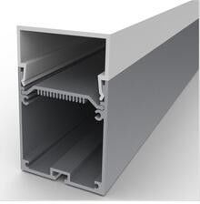 Perfil de aluminio montado emergido del LED con la longitud del 1.2m el 1.5m, anodizada acabado