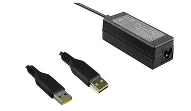 reemplazo 4 del cable eléctrico del ordenador portátil de 20V 2A favorable con los materiales plásticos del ABS, color negro