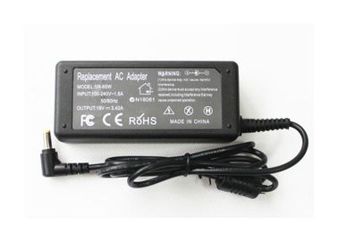 cargador 65W para el cuaderno de Acer, materiales del adaptador de corriente alterna del ordenador portátil de 19V 3.42A de ignifugación
