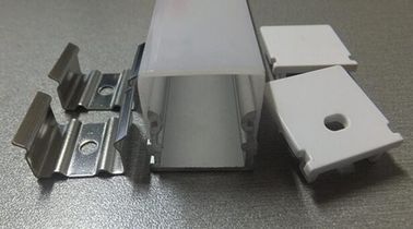 Protuberancia de aluminio ahuecada del perfil de los 0.5m LED para la ventana de la puerta, color plata