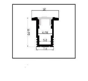 La aduana llevó los perfiles de aluminio del canal de la luz de tira para la puerta/la ventana/el piso