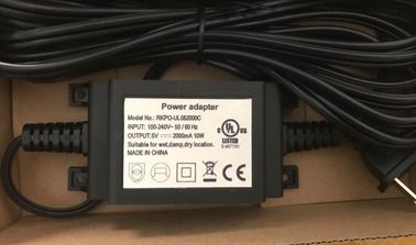 La prenda impermeable de la fuente de alimentación de la transferencia de la CA DC que valoraba IP68 valoró 5V 2A para la cámara web