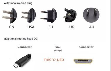 El adaptador negro 12v para el webcam llevado pela Pinter, ruido de la ondulación 100mvp