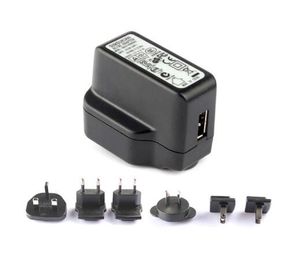 Cargador USB/transformador permutables del adaptador/5v 2a de la alimentación por USB del enchufe BRITÁNICO de la CA de los E.E.U.U. del AU