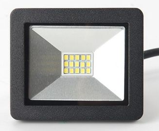 La prenda impermeable del estadio de IP65 10w 700lm llevó luces de inundación con el vidrio moderado, cuerpo de aluminio negro