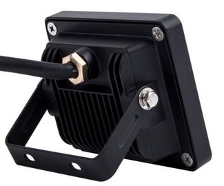 La prenda impermeable del estadio de IP65 10w 700lm llevó luces de inundación con el vidrio moderado, cuerpo de aluminio negro
