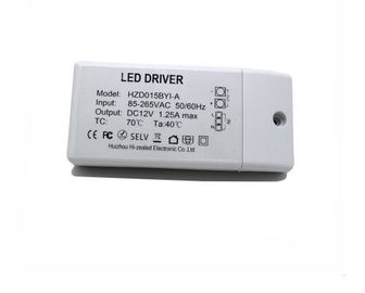 la C.C. de 12V 1.25A 15W llevó la fuente de alimentación de la transferencia con el terminal plástico de la cubierta y de tornillo