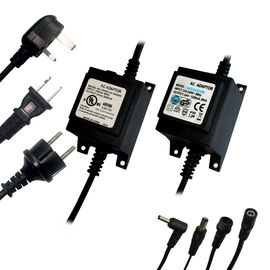 Adaptador de corriente alterna impermeable del transformador de 12VAC 2A 24W para el transformador impermeable al aire libre de la bomba de la agua ligera
