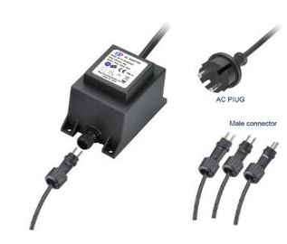 IP68 impermeabilizan el transformador para la iluminación de la piscina de las luces del jardín, fuentes de alimentación al aire libre de 24VAC 100W 200W 250W IP68