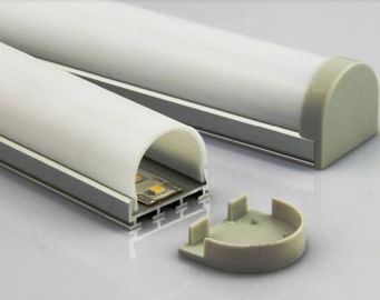 La protuberancia impermeable A2623 de los perfiles LED del aluminio del LED para el LED pela la longitud de los 2m