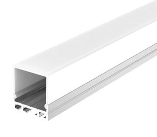 Ajuste el perfil de aluminio formado para las iluminaciones interiores, instalación emergida del LED de la suspensión