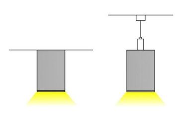Perfil de aluminio de la forma el en semi-círculo para Muti que monta el canal de aluminio del LED con el CE Rohs