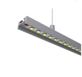 Perfil de aluminio montado suspensión superficial de la protuberancia de Alu de la aleación 6063 del perfil del LED con el CE Rohs