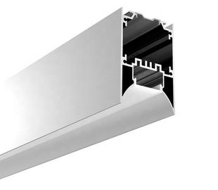 perfiles de aluminio del módulo linear ligero indirecto LED del colgante LED de 50mm*75m m para las tiras llevadas