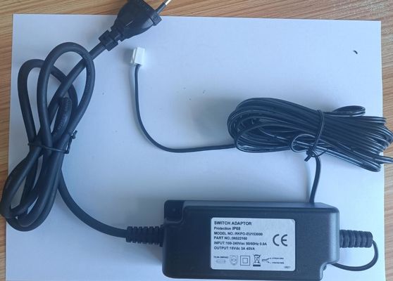el transformador llevado impermeable de 24Vdc 3a 72Watt IP68 para el grifo electrónico, CA 100-240Vac, con la UL del CE marcó