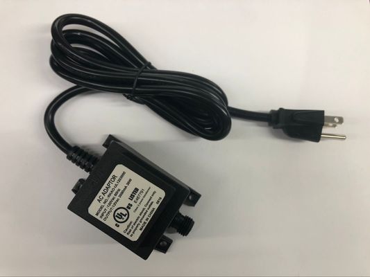 Adaptador de corriente alterna impermeable del transformador de 12VAC 2A 24W para el transformador impermeable al aire libre de la bomba de la agua ligera